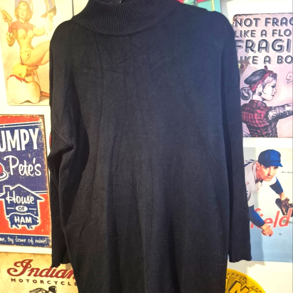 Dynamite Black Sweater Dress